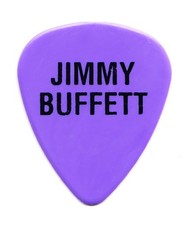 Vintage Jimmy Buffett Single-Sided Purple Tour Guitar Pick
