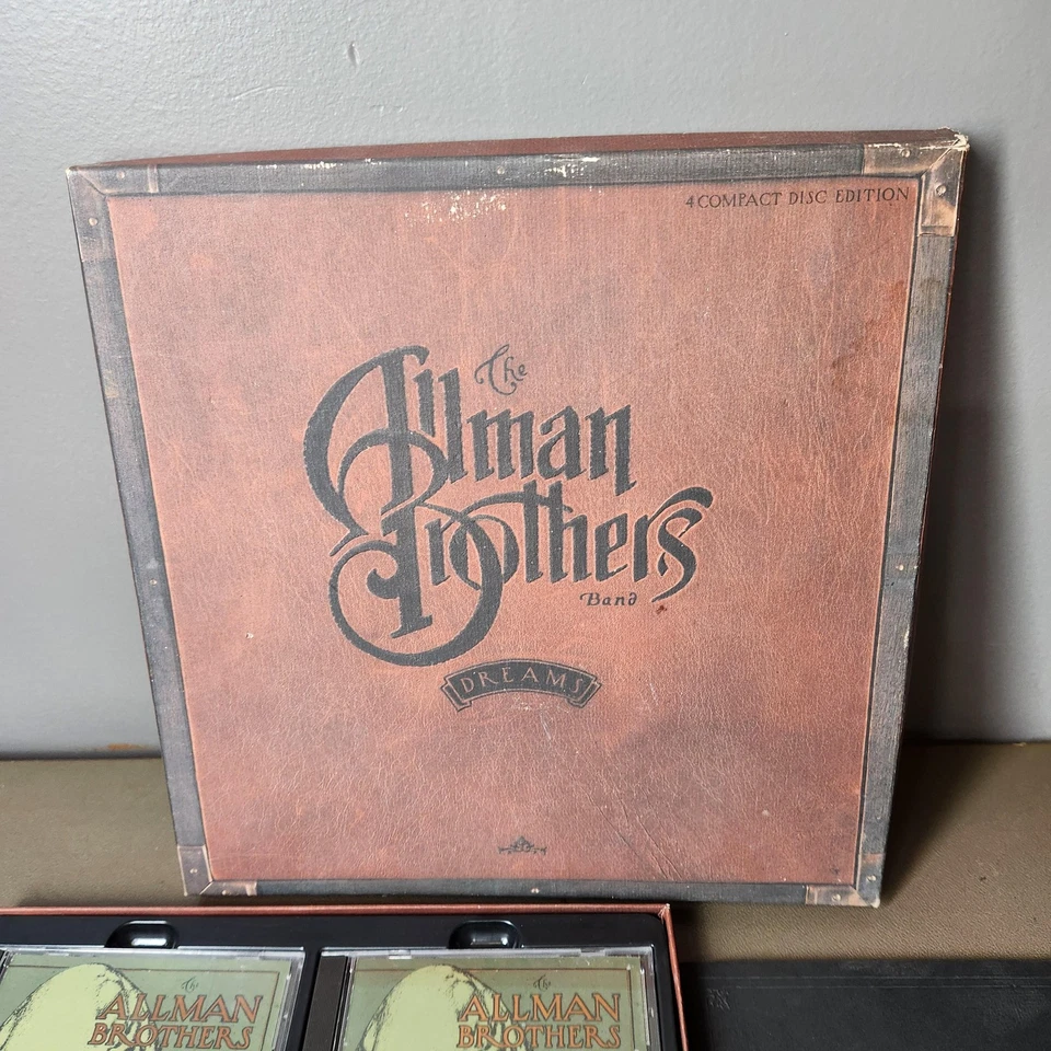 Винтажный Allman Brothers группы мечты 4 CD бокс-сет Козерог 1989 рок буклет - Изображение 2 из 4