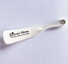 1 Vintage White plastic shoe horn Kinney Shoes The Great American Shoe Store