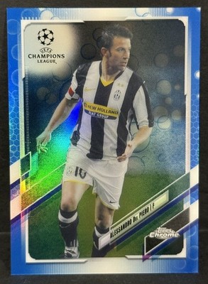 2020-21 Topps Chrome UCL Juventus Alessandro Del Piero Blue