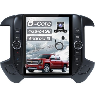 Apple Carplay Car Radio Stereo 64G For 2014-2018 Chevrolet Silverado GMC Sierra