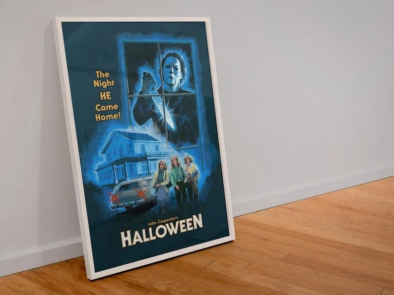 Halloween 1978 Movie Poster, Jamie Lee, Premium Matte Vertical Poster
