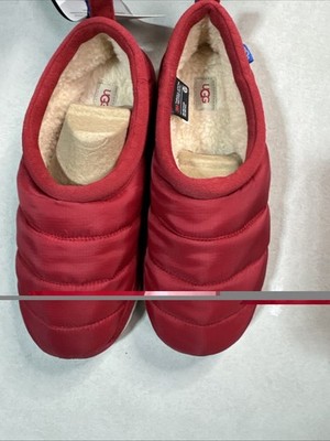 UGG TASMAN LTA MEN'S  SHEEPSKIN COMFORT SLIPPERS - Samba Red - US SIZE 10