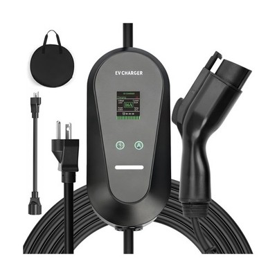 1+2 Portable EV for Electric Cars ,  16A 3.5KW with 1.8 Inch LCD ...
