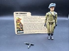 Vintage 1982 GI JOE Complete TANK COMMANDER Code Name STEELER w FILE CARD straig