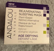 Andalou Age Defying Plant Based Retinol Alternative Rejuvenating Sleeping Mask -