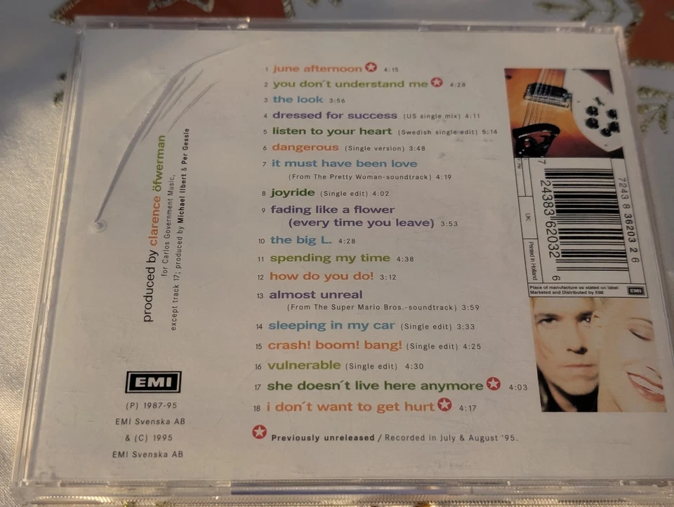 Roxette Don´t bore us - get to the chorus Roxette´s greatest Hits 1987 The Look - Bild 4 von 4