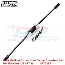 GPM 4140 Medium Carbon Steel Center Driveshaft Set For TRAXXAS 1/6 XRT 8S US RC