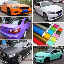 DIY - Flat Metal Matte Finish Vinyl Tape Decal Sticker for Car Phone Wrap - CF