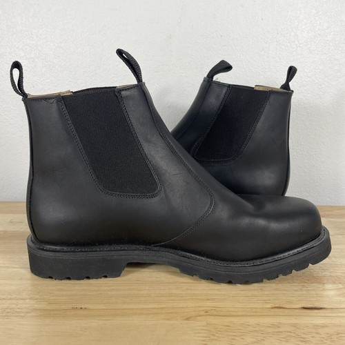 Boulet Chelsea Boots Black Leather Men’s Size 11.5 Made Canada Read Description! - Picture 6 of 16