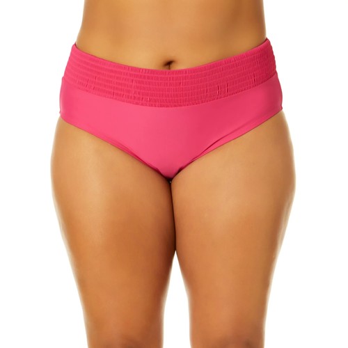 Fondo de baño para mujer Pink Time and Tru ahumado talla grande 1X (16W-18W) - Imagen 10 de 17