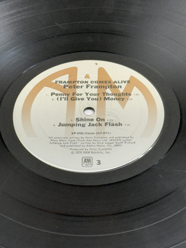 1976 Peter Frampton “Frampton Comes Alive” Double LP Vinyls SP-3703 A&M Records - Picture 20 of 20