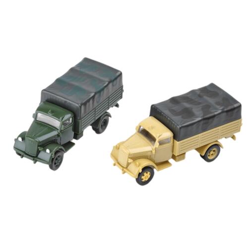 Ensemble de 2 1:72 4D assembler camion char 80 véhicule blindé en plastique - Foto 10 di 10