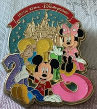 Disney Pin Mickey, Minnie + Duffy 2015, Hongkong Disneyland, Limited Edition 300
