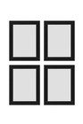 IKEA "FISKBO" Bilderrahmen 4er-Set in schwarz oder weiß, verschiedene Größen