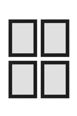 IKEA ''FISKBO'' Bilderrahmen 4er-Set in schwarz oder weiß, verschiedene Größen