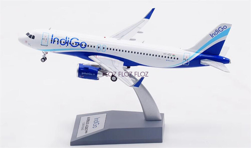 for Inflight IndiGo Airlines for Airbus A320NEO VT-IZZ 1:200 plane