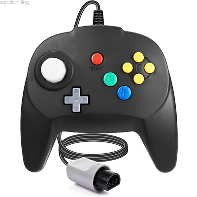 Wired N64 Retro Mini Controller Joystick Gamepad für Nintendo 64 Console System