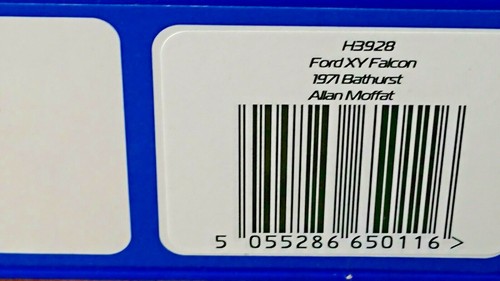 SCALEXTRIC H3928 Ford XY Falcon 1971 Bathurst Allan Moffat No.65 NUEVO - Imagen 2 de 2