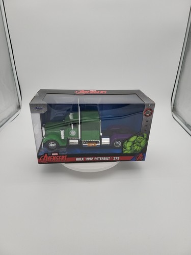 Marvel Big Rig 1992 Peterbilt 379 Die-Cast Car, Toys for Kids and Adults 1:24