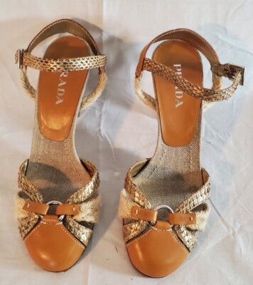 Sandals Heeled Miss Sixty Sandals Tk Maxx *PRADA Women's Size