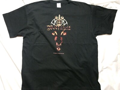 Vintage 2008 WOLFSZEIT BLACK METAL FESTIVAL TOUR SHIRT KLANGWERKE XXL