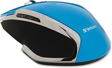 Verbatim Wireless Notebook 6-Button Deluxe Blue LED Mouse (Blue)