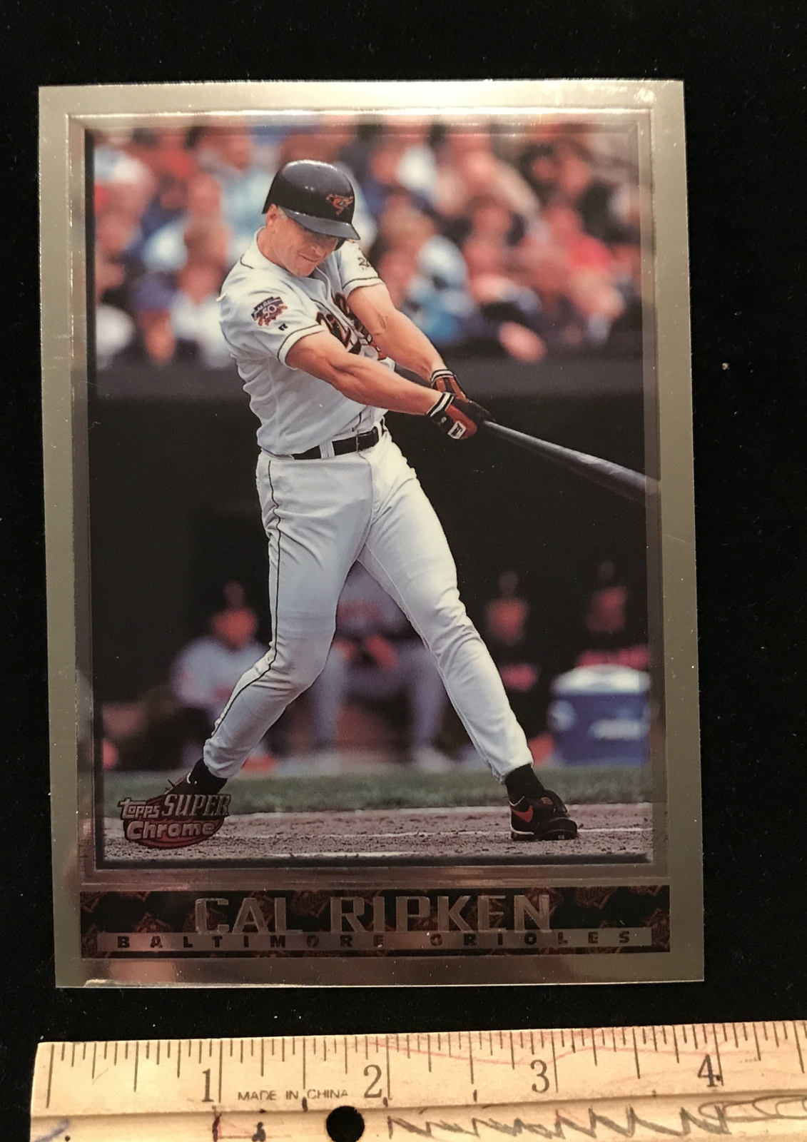 Cal Ripken 1998 TOPPS SUPER CHROME OVERSIZED Card #27 (4x5)