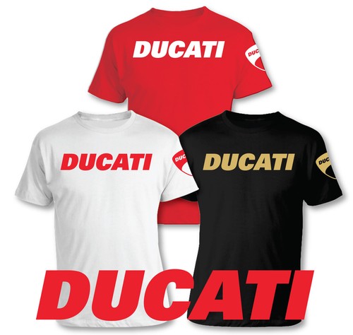 T-SHIRT DUCATI T SHIRT MAGLIA MAGLIETTA LOGO - 100% COTONE | eBay