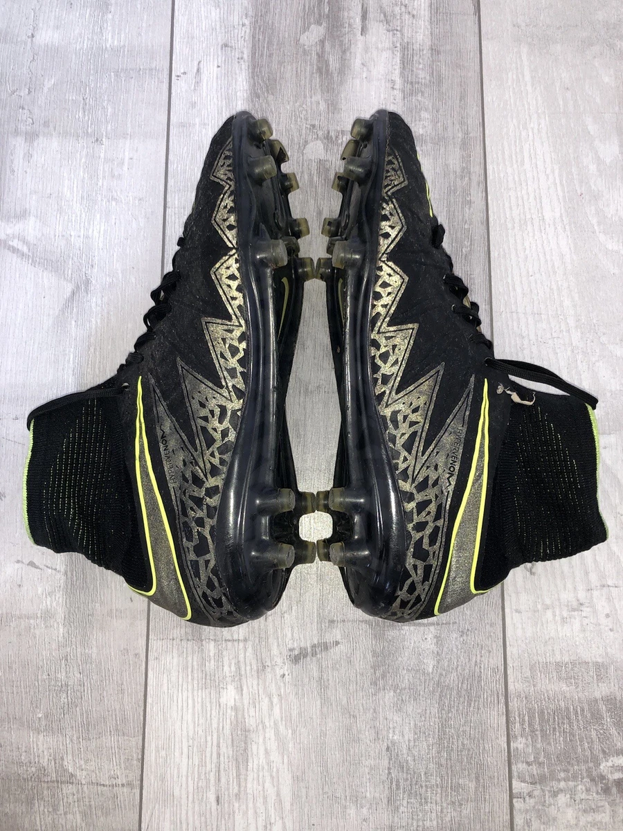 Nike Phantom FG Black/Volt Football Soccer Cleats US8 UK7 |