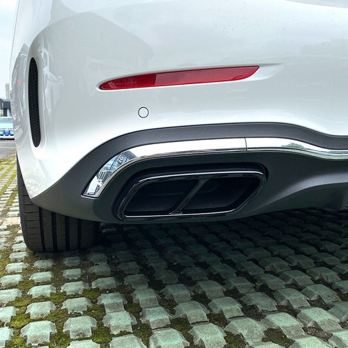 Rear Exhaust Tip Trim Covers For Mercedes-Benz C-Class W206 AMG-Line 2021-2025 - Picture 4 of 20