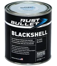 - Blackshell - Gloss Black Rust Inhibitor, Rust Preventive Coating -
