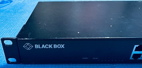 Black Box LPJ008A-T-R2 1000BASE-T 8-Port POE+ Gigabit Ethernet Injector 802.3at - Picture 2 of 5