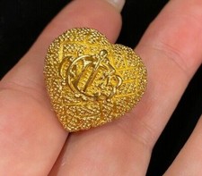 VINTAGE CHRISTIAN DIOR HEAR LOGO PIN