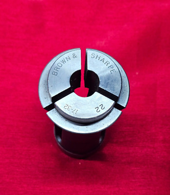 Brown & Sharpe #22 Collet 17/32'' Round, Automatic Screw Machine - Made in USA