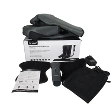 Fit King FT-057A Black 3 Modes Low Noise Air Compression With Heat Leg Massager