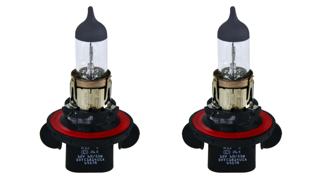 OEM NEW Ford Sylvania 9008 H13 Headlight Bulb PAIR - 5C3Z13N021AA