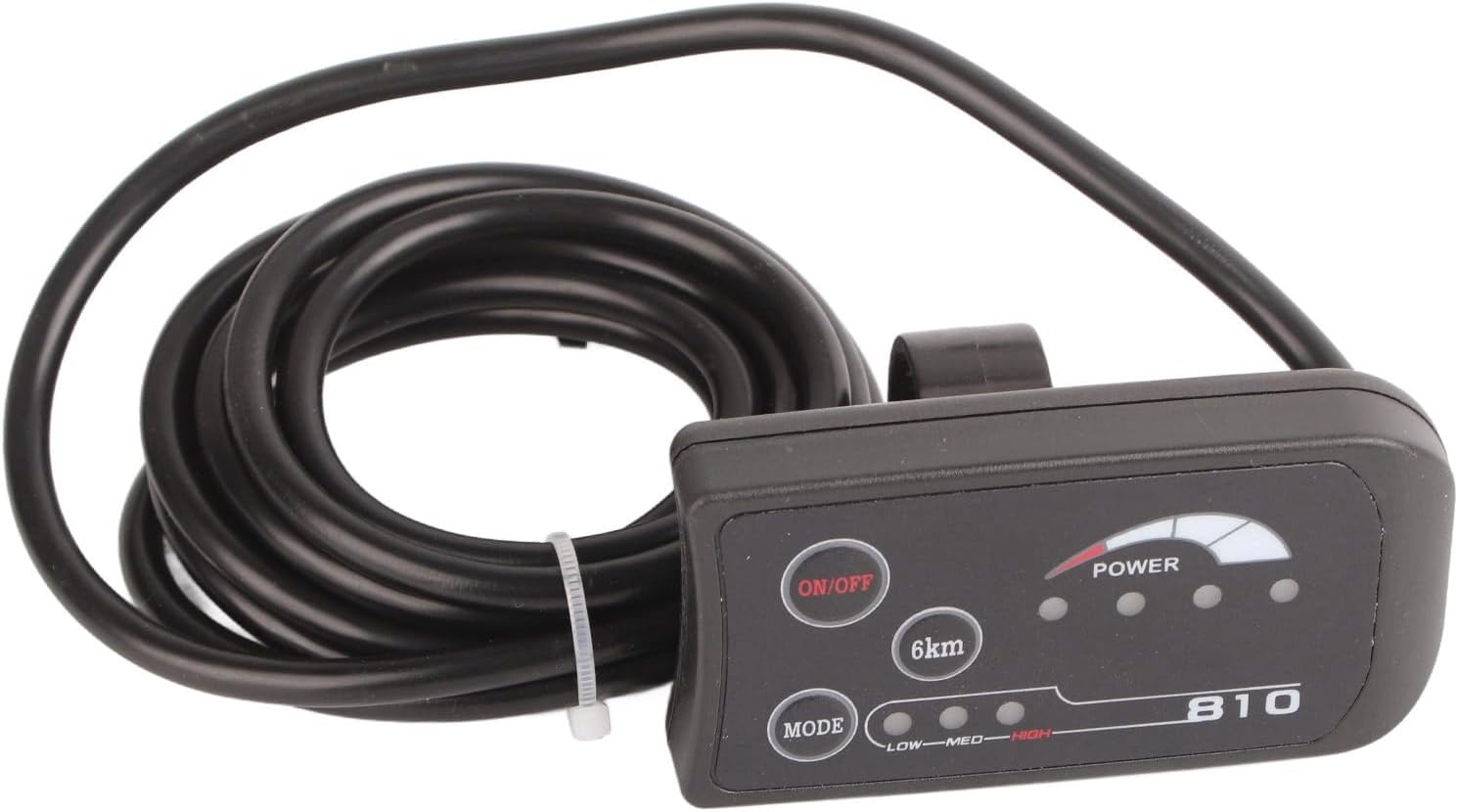 810 LCD Display Panel for Electric Bike with 5-Wire Controller