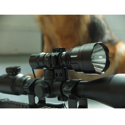 Tactical Cree T6 Flashlight 1200LM Torch Beam For Air Rifle Hunting+Battery UK