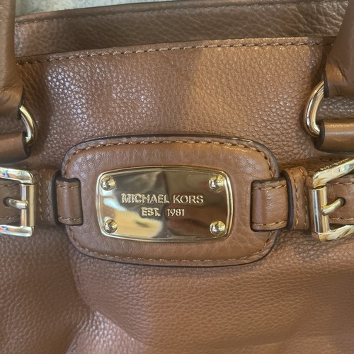 Bolso Bandolera Michael Kors Hamilton Cuero Coñac - Imagen 13 de 13