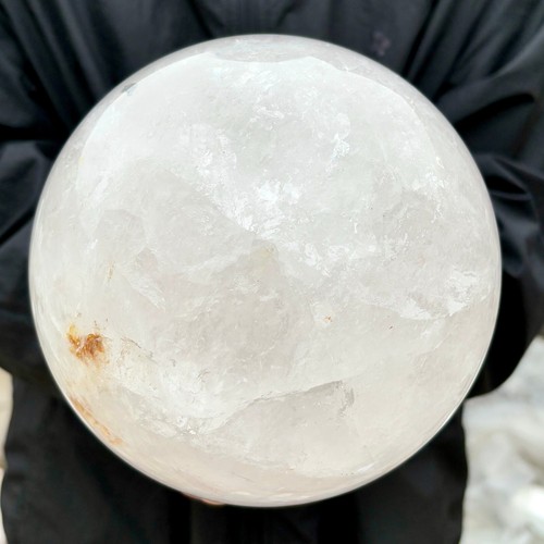 11.8LB Natural White Crystal Clear Quartz Crystal Sphere Ball Healing Meditation - Picture 18 of 22