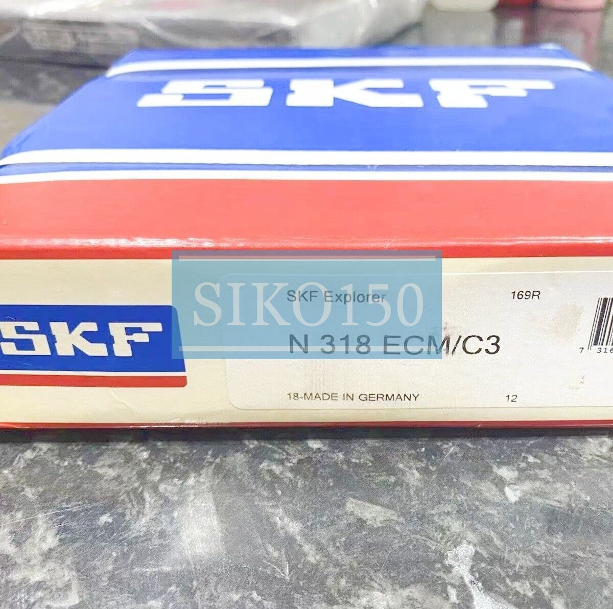 1PC SKF N 318 ECM/C3 single row cylindrical roller bearing #SK