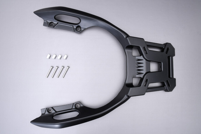 Support top case noir alu renforcé pour Honda Forza 350