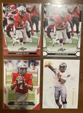 JUSTIN FIELDS 2021 LEAF MULTI SPORT, MATTE & SCORE ROOKIE CARD LOT Of 4