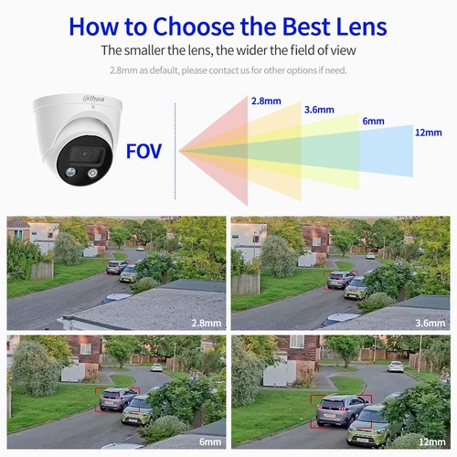 DAHUA 8CH 8POE NVR+8MP TiOC3.0 4K FullColor IPC-HDW3849H-AS-PV-S5 IP Camera lot - Picture 10 of 24