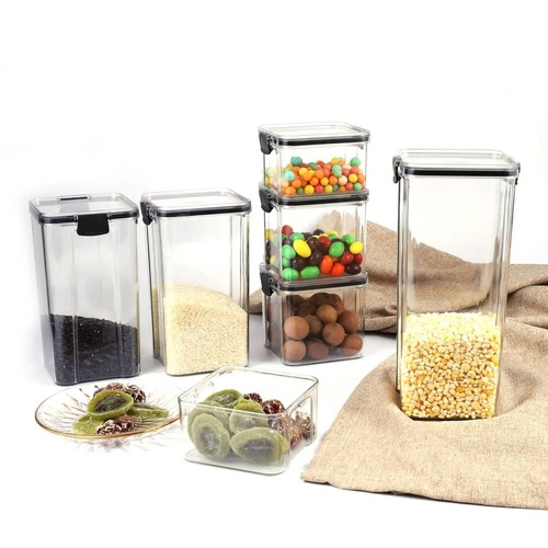5 PC - Plastic Airtight Food Storage Containers - Rice Storage Containers - Picture 3 of 5