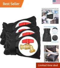 4 Pack Thicken Anti-Freeze Faucet Covers - 8.5" H x 6.1" W for Winter Protection