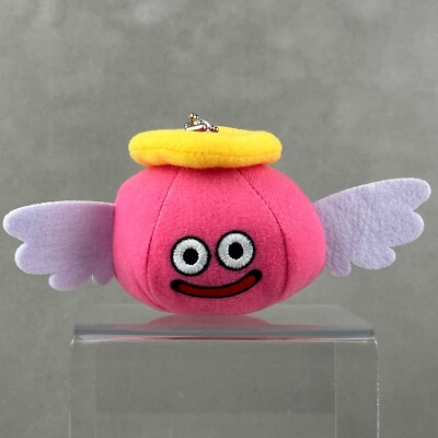 Square Enix Dragon Quest Pink Angel Slime Prize Plush Keychain Japan Import