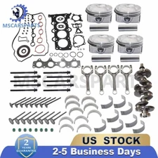 Engine Rebuild Overhaul Kit- Crankshaft / Piston Fits For 12-19 Hyundai Kia 1.6L