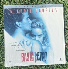 BASIC INSTINCT -1992 WIDESCREEN EDITION LASERDISC - MICHAEL DOUGLAS/SHARON STONE